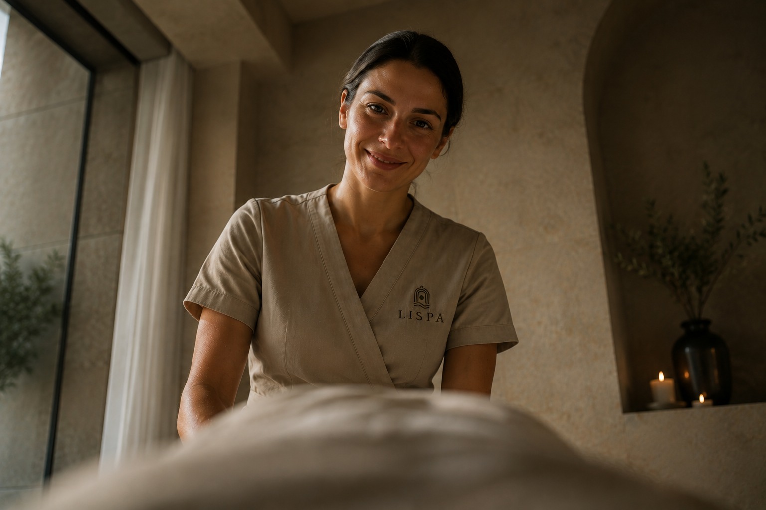 Lispa therapist preparing for a treatment session